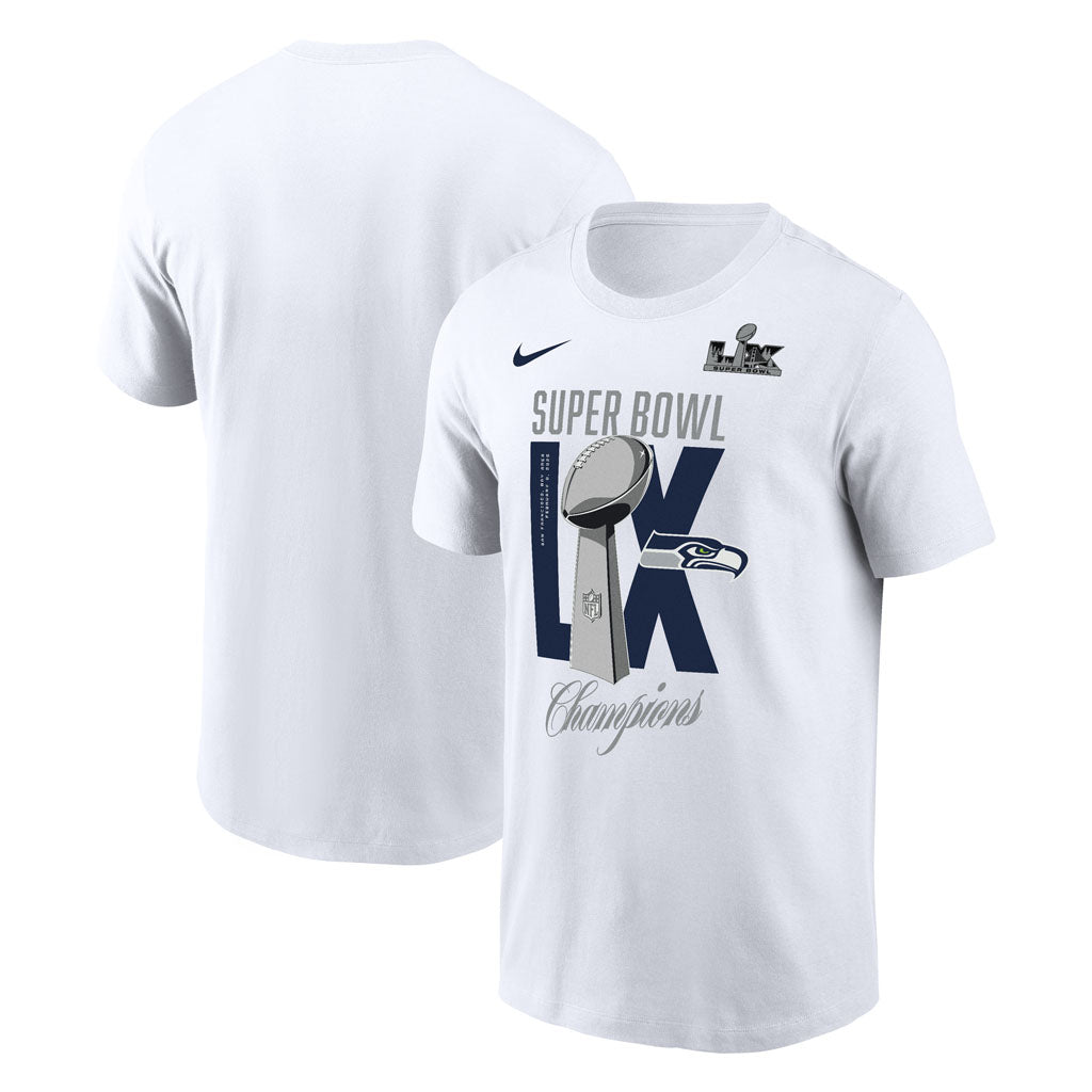 NFL Seattle Seahawks Nike Super Bowl LX Heavy Chill Champions T-Shirt - White