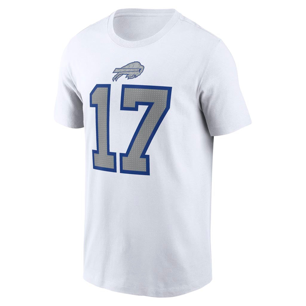 NFL Buffalo Bills Josh Allen Nike Rivalries Name & Number T-Shirt - White