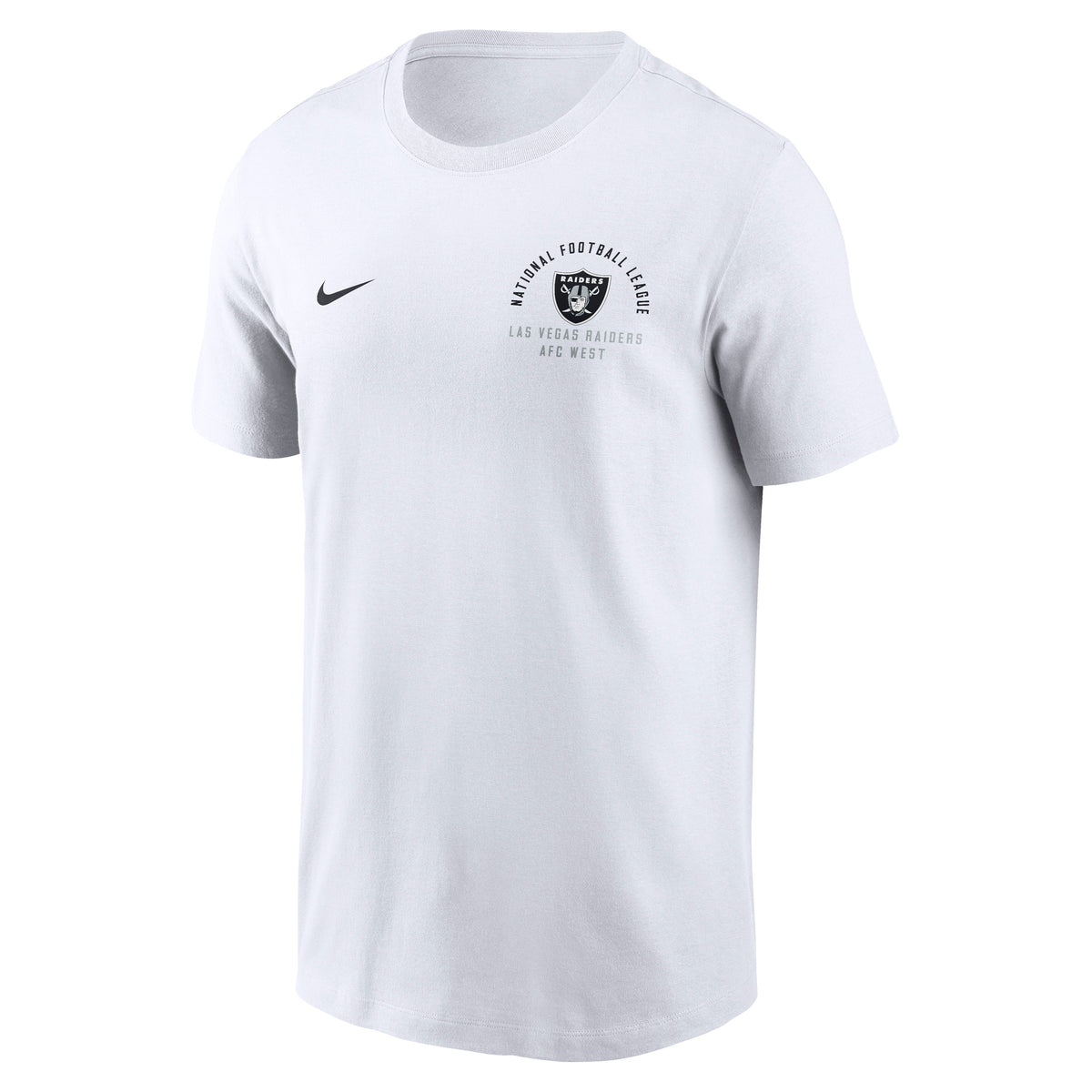 NFL Las Vegas Raiders Nike Split Logo Essential T-Shirt- White