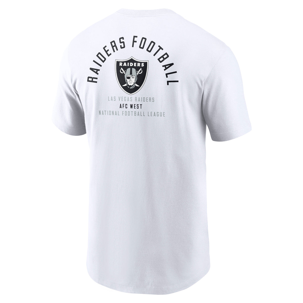 NFL Las Vegas Raiders Nike Split Logo Essential T-Shirt- White