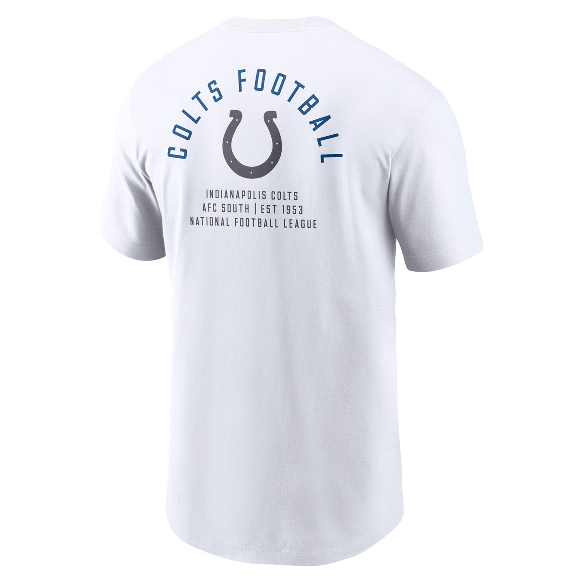 NFL Indianapolis Colts Nike Split Logo Essential T-Shirt- White