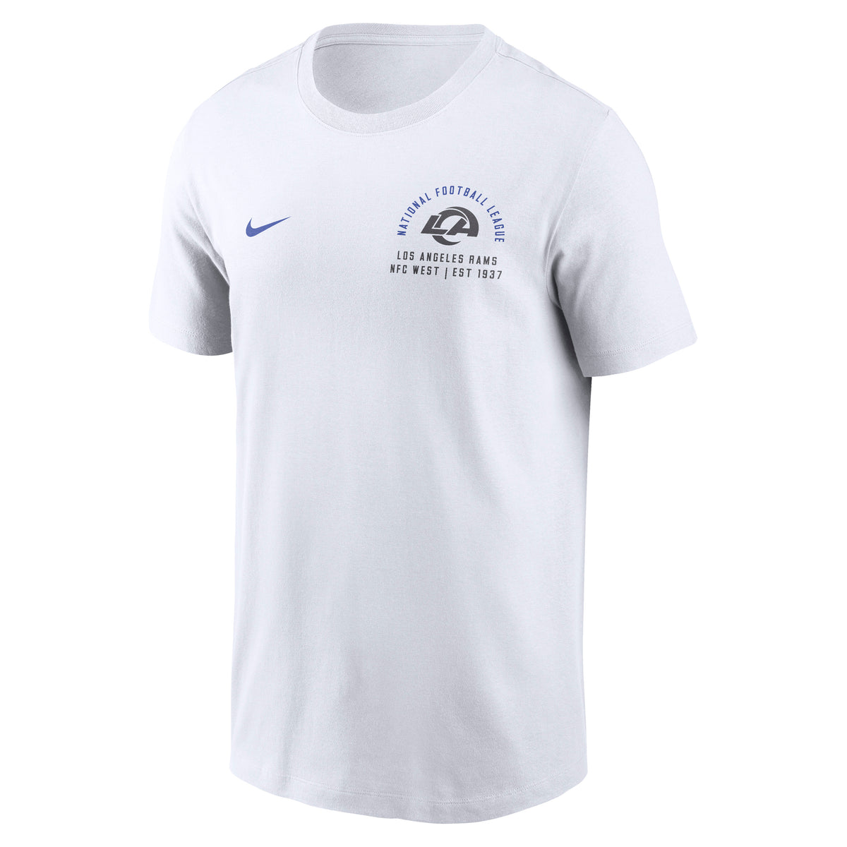 NFL Los Angeles Rams Nike Split Logo Essential T-Shirt- White