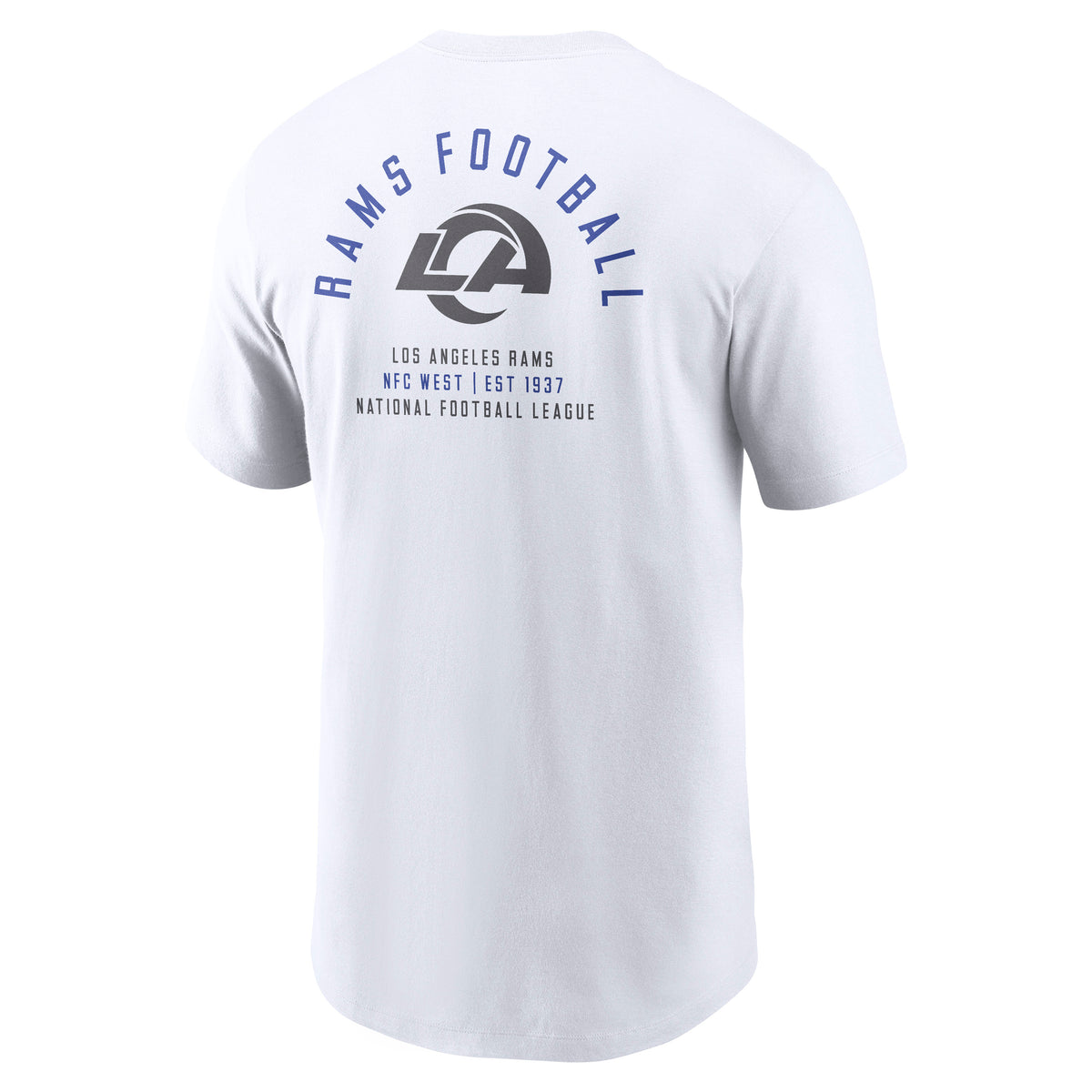 NFL Los Angeles Rams Nike Split Logo Essential T-Shirt- White