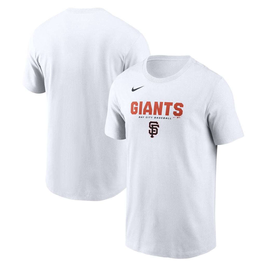 MLB San Francisco Giants Nike Bold Team Name T-Shirt - White