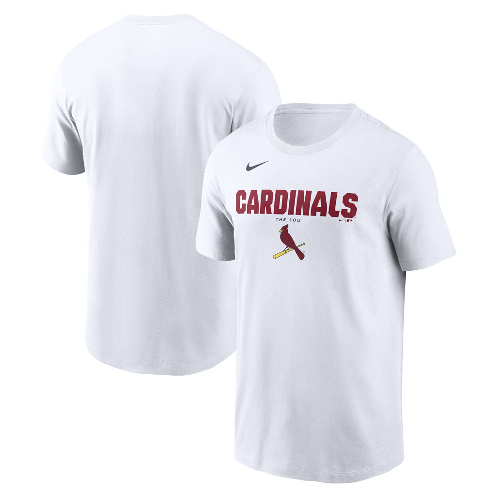 MLB St. Louis Cardinals Nike Bold Team Name T-Shirt - White