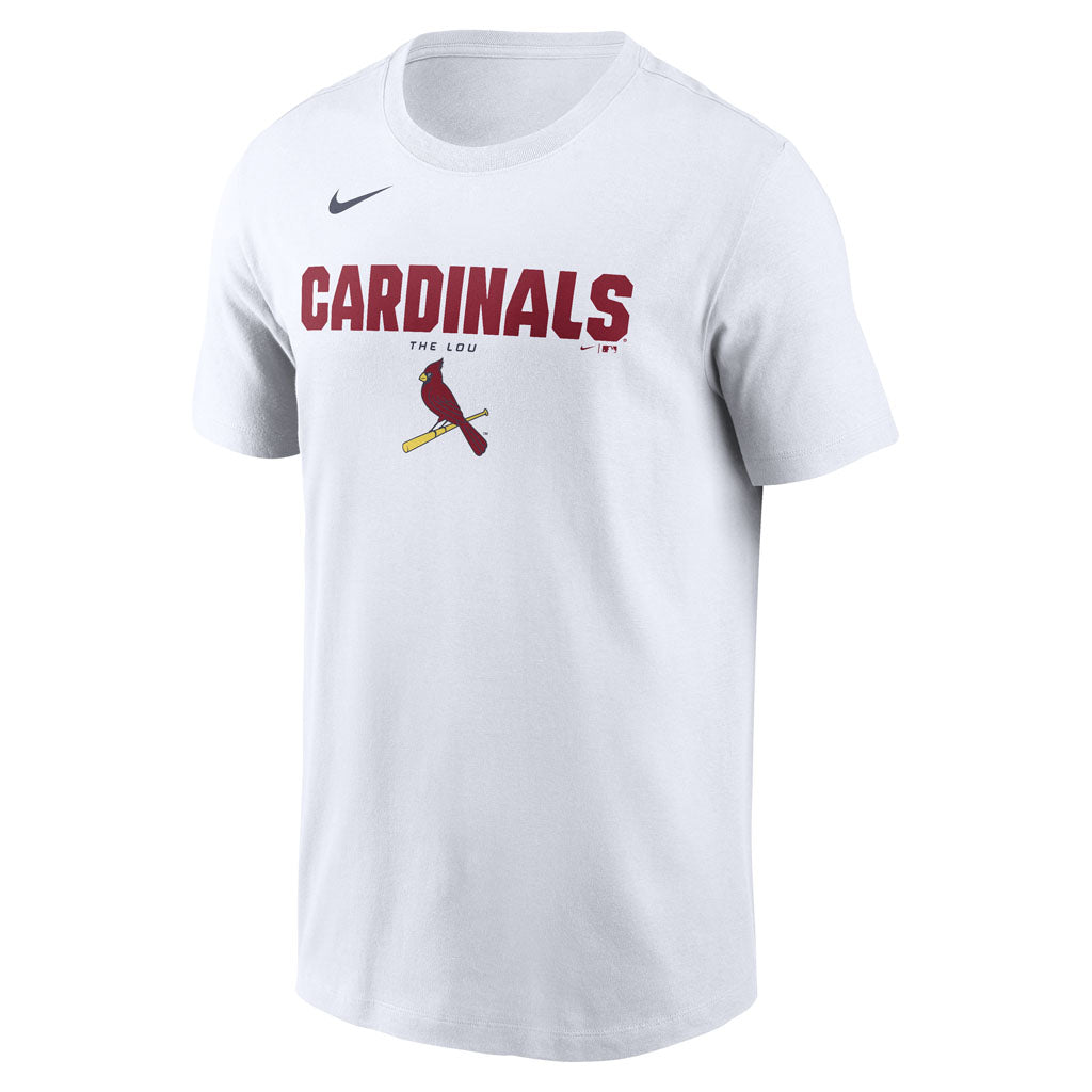 MLB St. Louis Cardinals Nike Bold Team Name T-Shirt - White