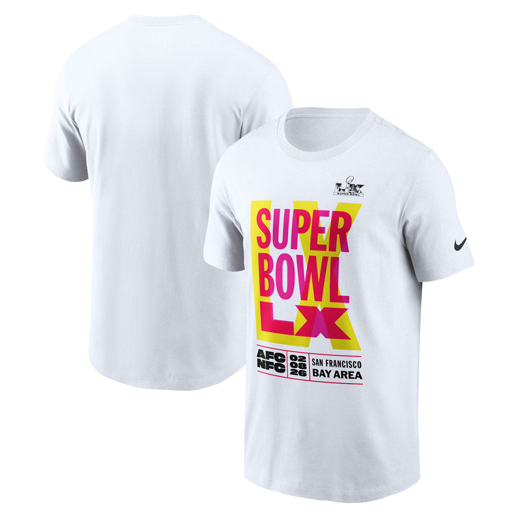 NFL Super Bowl LX Fanatics Logo T-Shirt - White