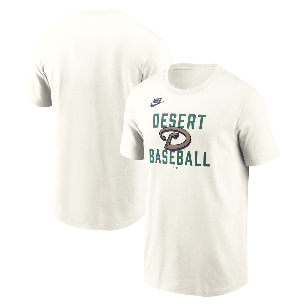 MLB Arizona Diamondbacks Nike Coop 70's Cotton T-Shirt - Cream