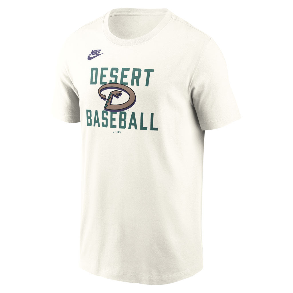 MLB Arizona Diamondbacks Nike Coop 70's Cotton T-Shirt - Cream
