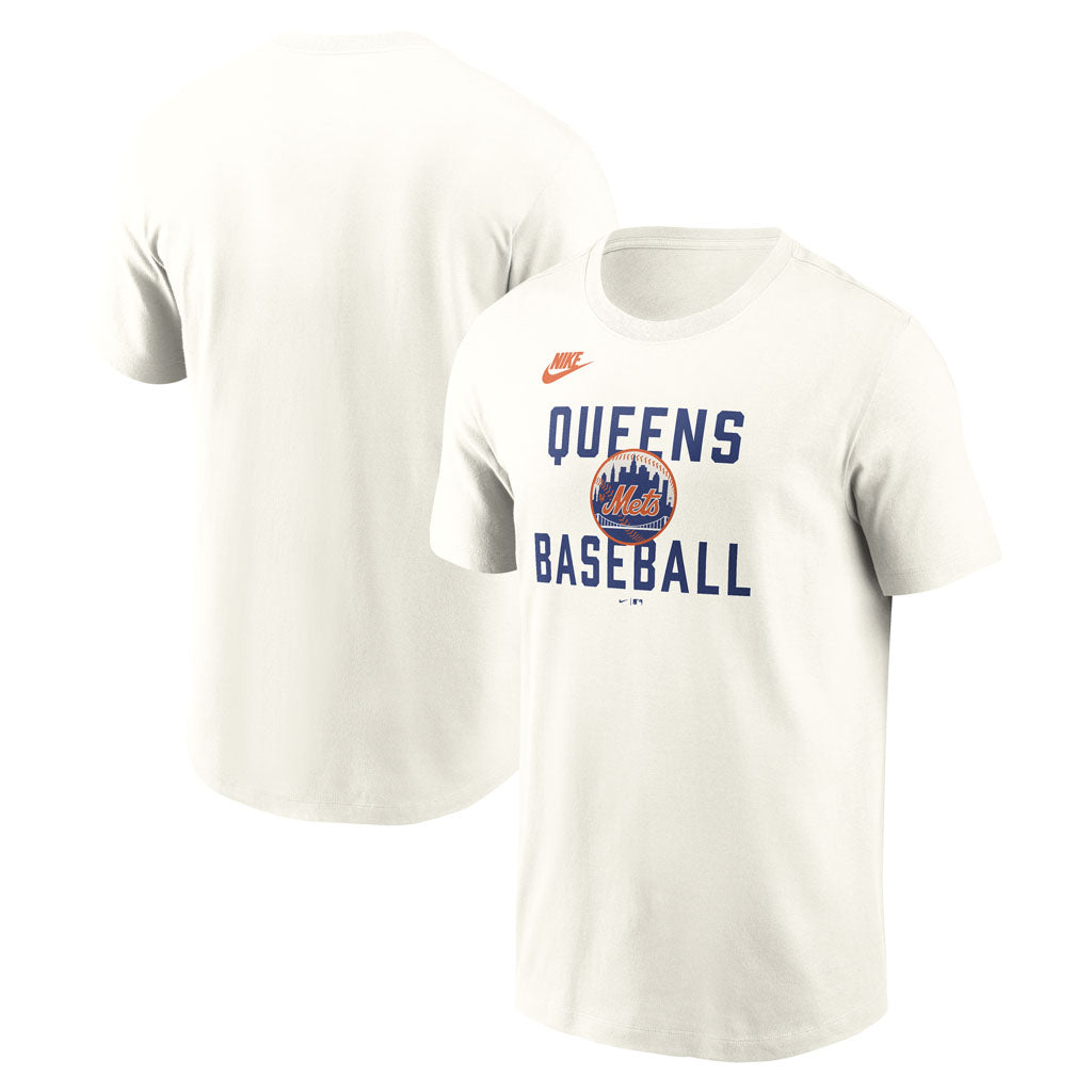 MLB New York Mets Nike Coop 70's Cotton T-Shirt - Cream