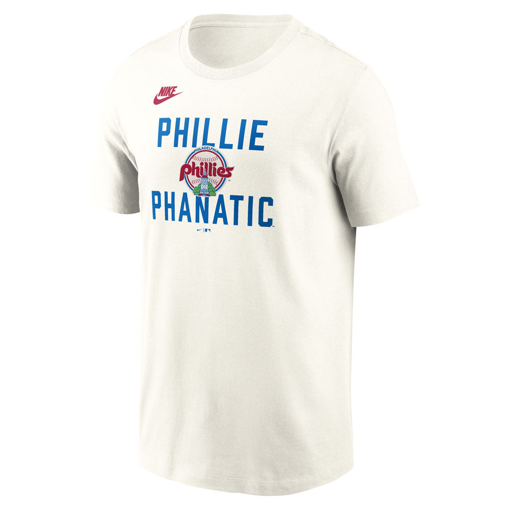 MLB Philadelphia Phillies Nike Coop 70's Cotton T-Shirt - Cream