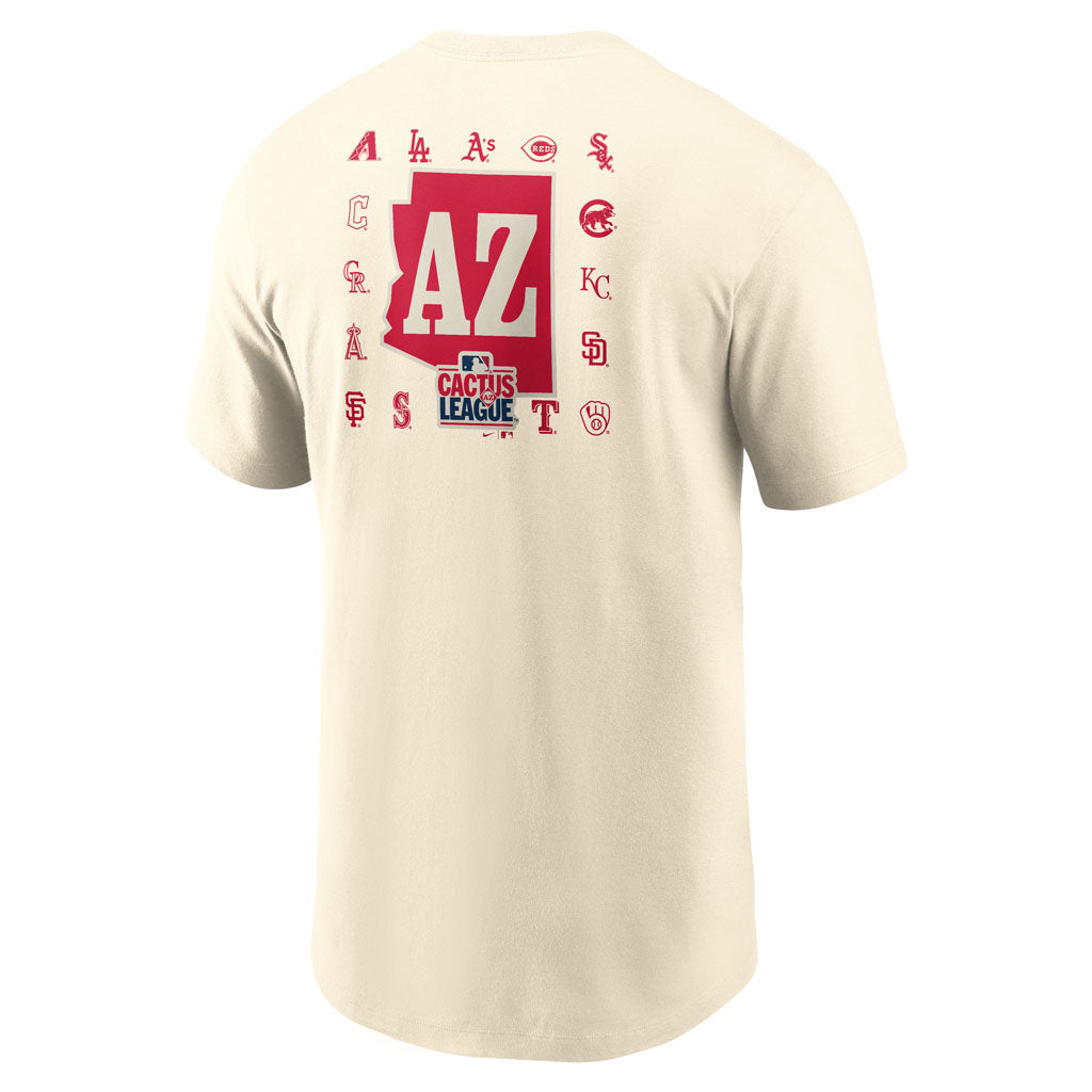 MLB Cactus League Nike Spring Training 2026 Strike Zone T-Shirt - Cream