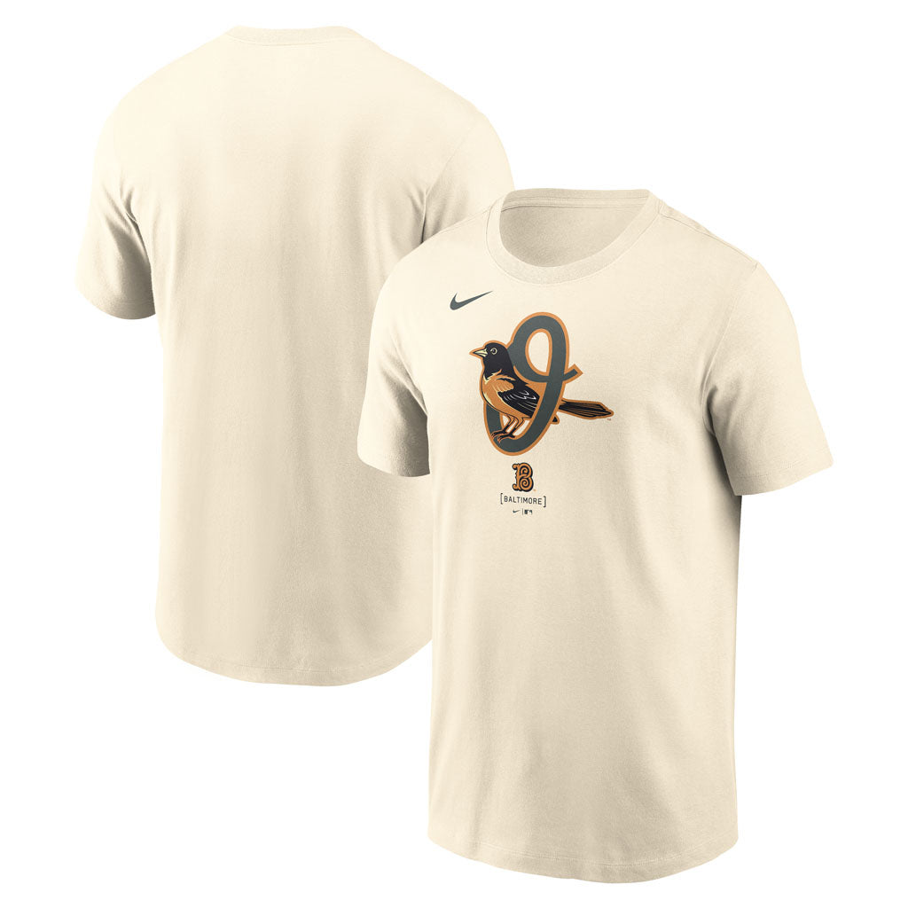 MLB Baltimore Orioles Nike 2026 City Connect Large Logo T-Shirt - Cream