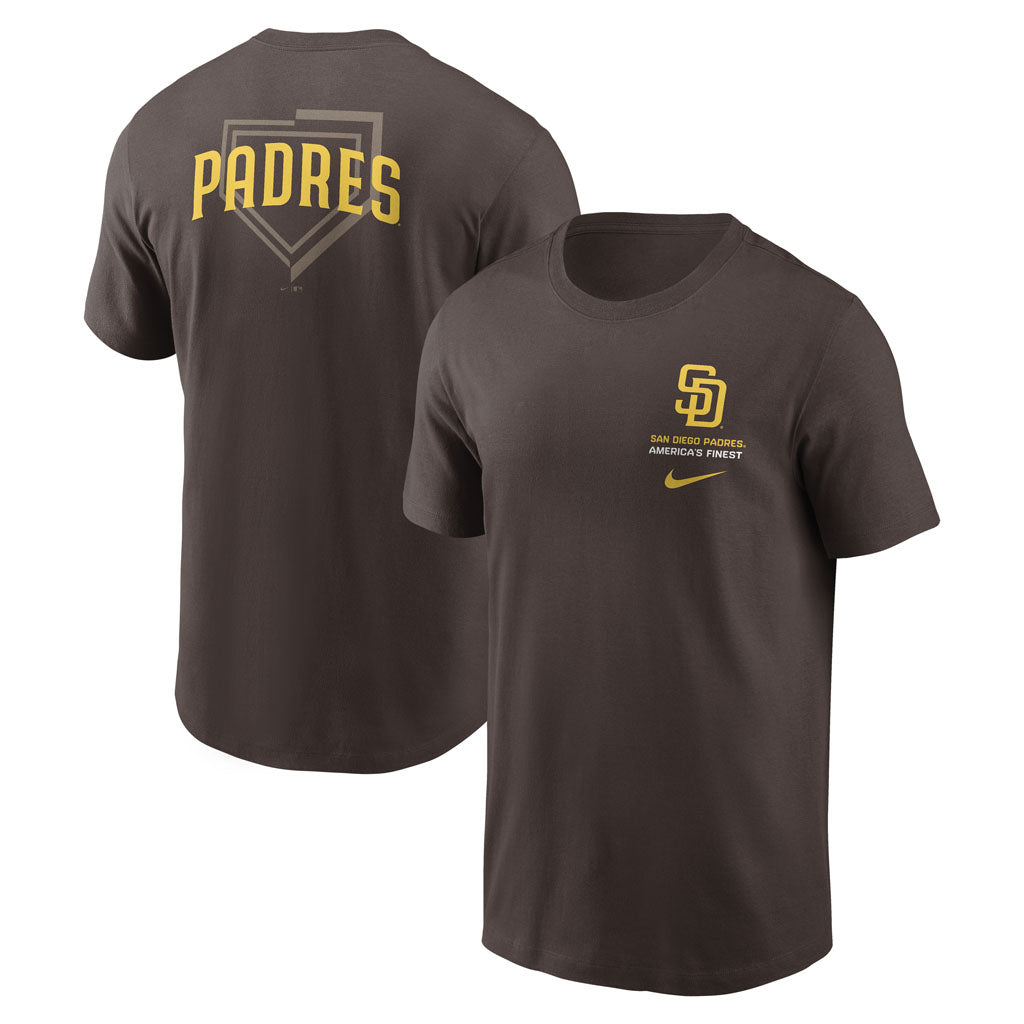 MLB San Diego Padres Nike Two-Hit Cotton T-shirt - Brown