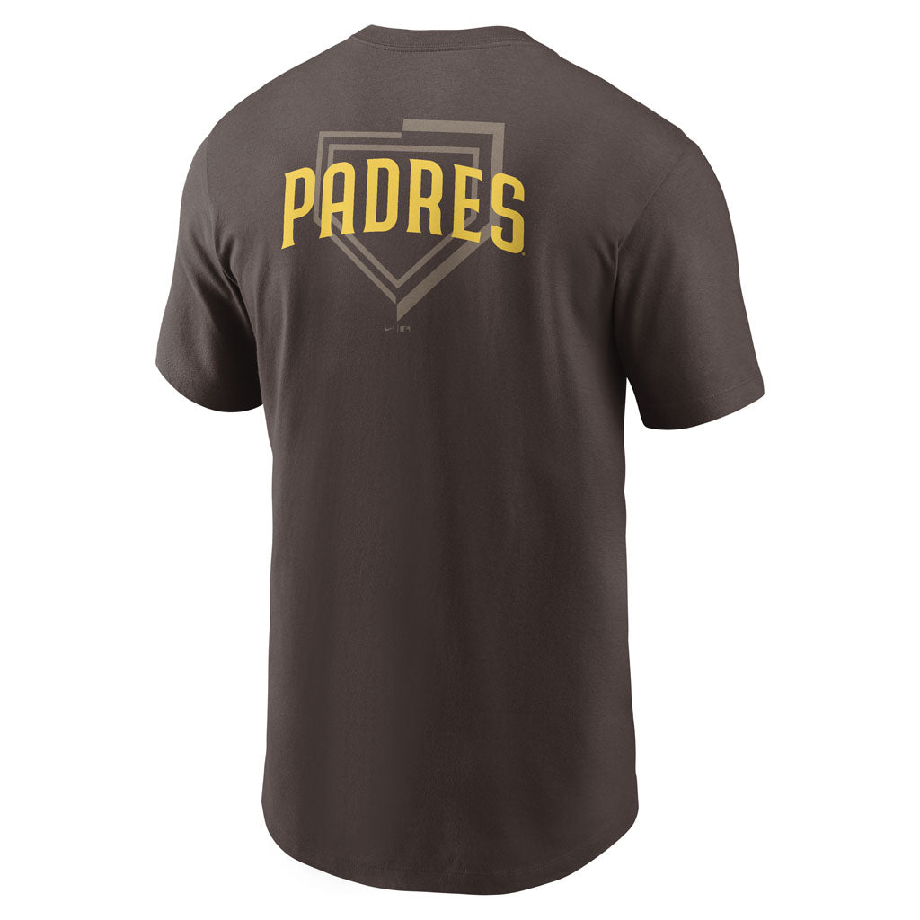 MLB San Diego Padres Nike Two-Hit Cotton T-shirt - Brown