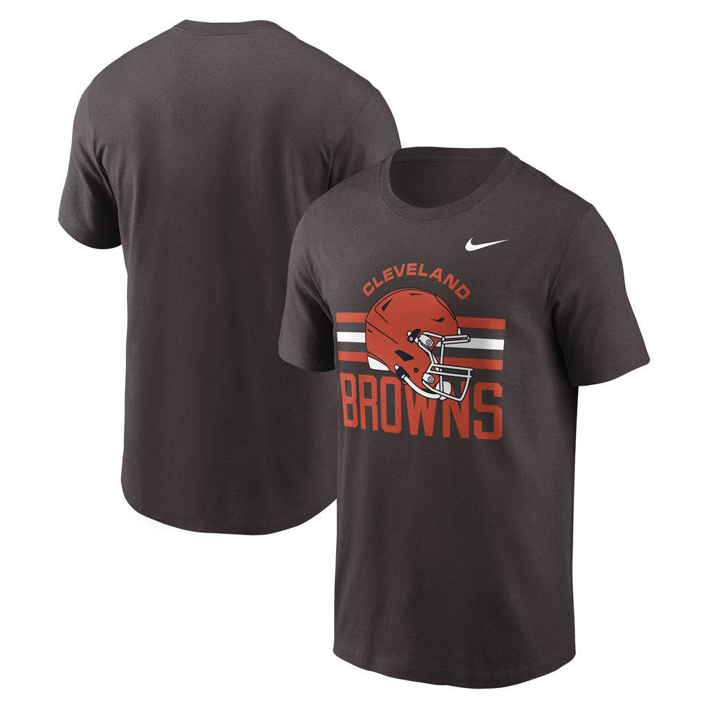 NFL Cleveland Browns Nike Reflex Play Helmet T-Shirt - Brown