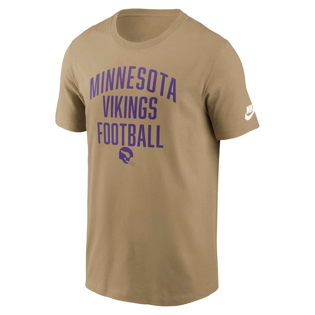 NFL Minnesota Vikings Nike Essential Rewind T-Shirt - Tan