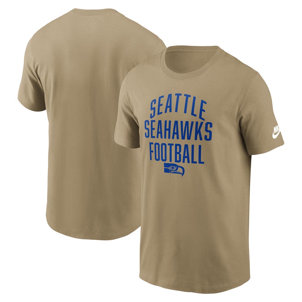 NFL Seattle Seahawks Nike Essential Rewind T-Shirt - Tan