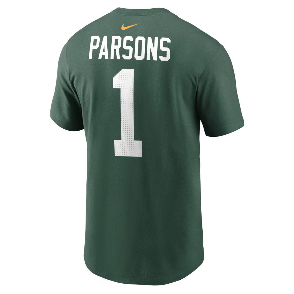 NFL Green Bay Packers Micah Parsons Nike Name & Number T-Shirt - Green