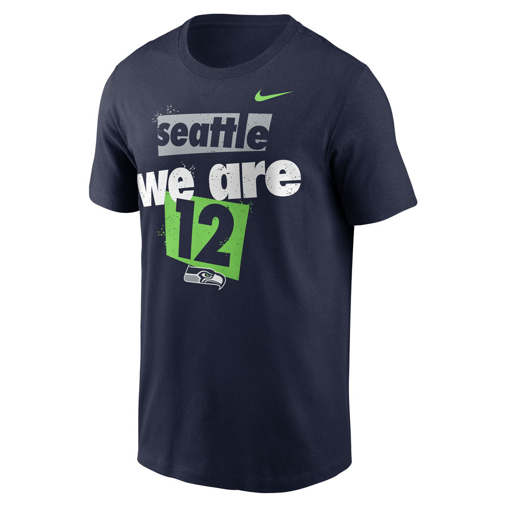 NFL Seattle Seahawks Nike We Are 12 T-Shirt - Navy