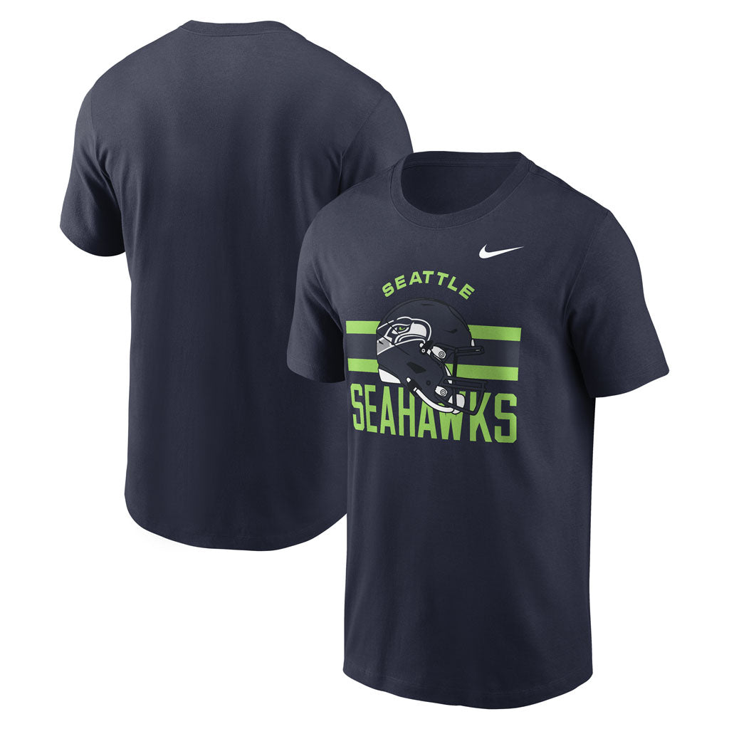 NFL Seattle Seahawks Nike Reflex Play Helmet T-Shirt - Navy