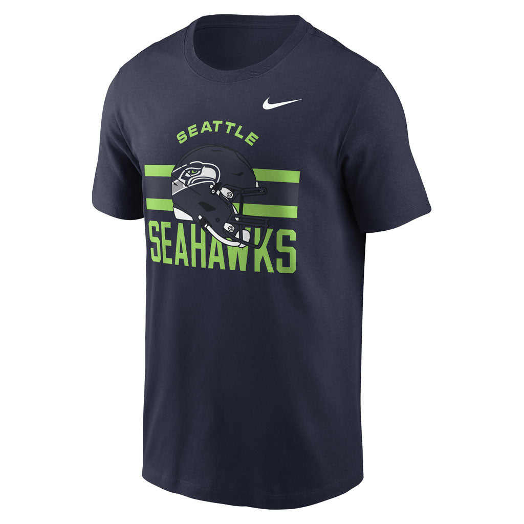 NFL Seattle Seahawks Nike Reflex Play Helmet T-Shirt - Navy