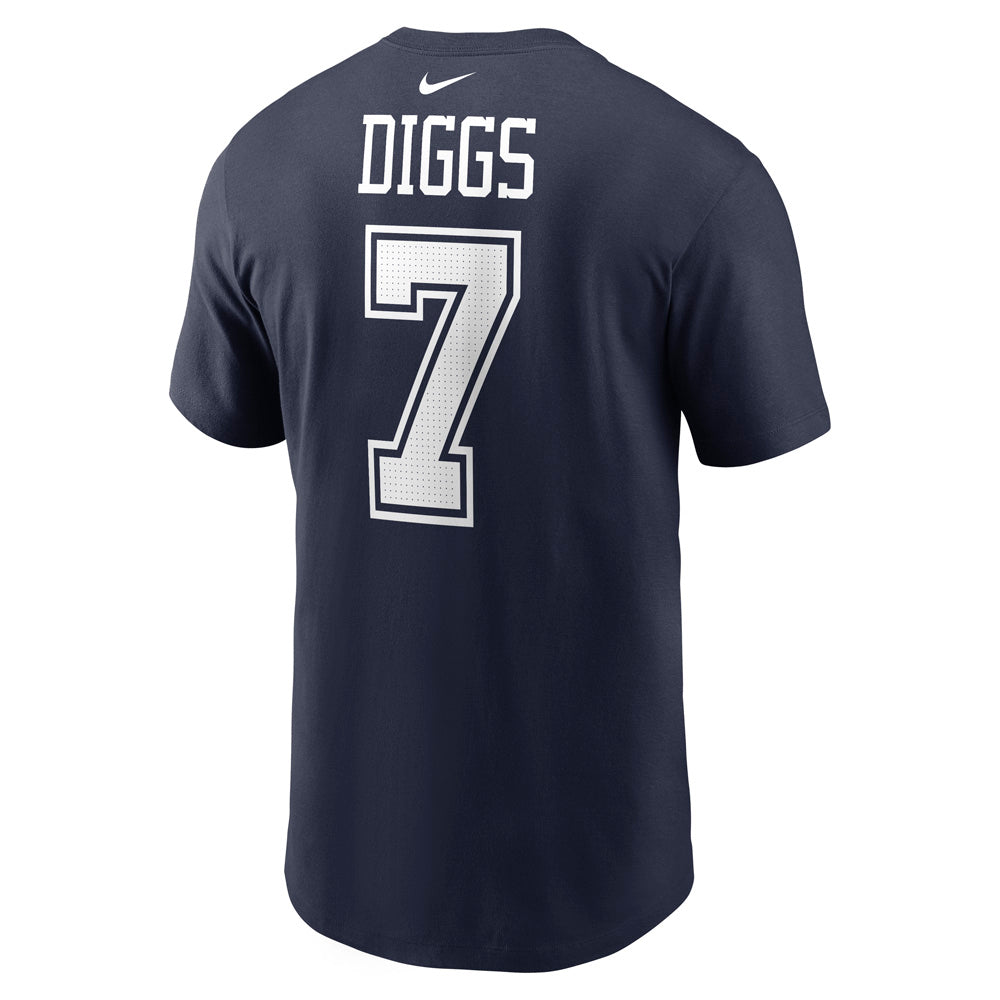 NFL Dallas Cowboys Trevon Diggs Nike Name & Number T-Shirt - Navy