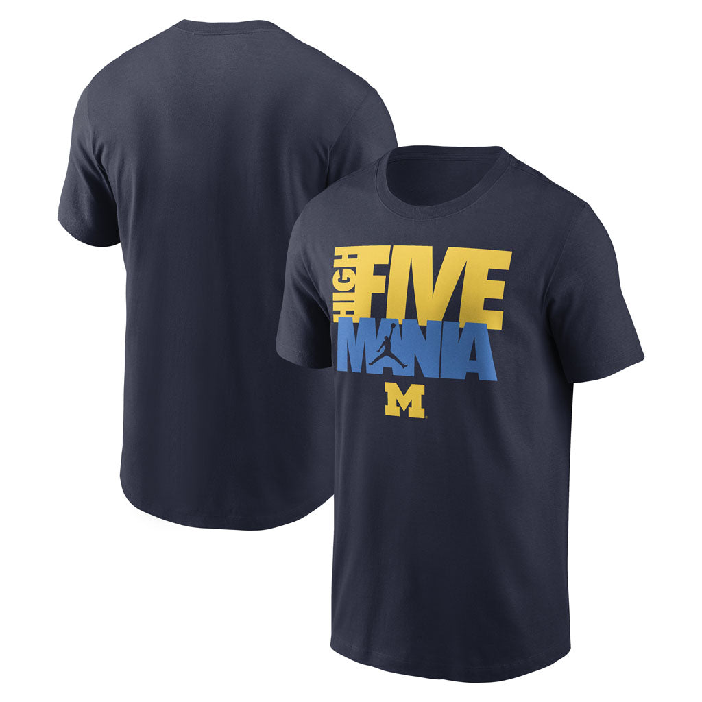 NCAA Michigan Wolverines Nike Cotton Madness T-Shirt - Navy