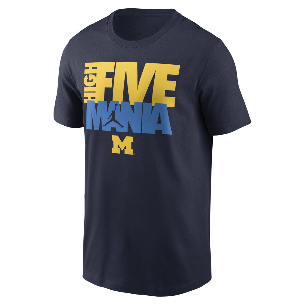 NCAA Michigan Wolverines Nike Cotton Madness T-Shirt - Navy