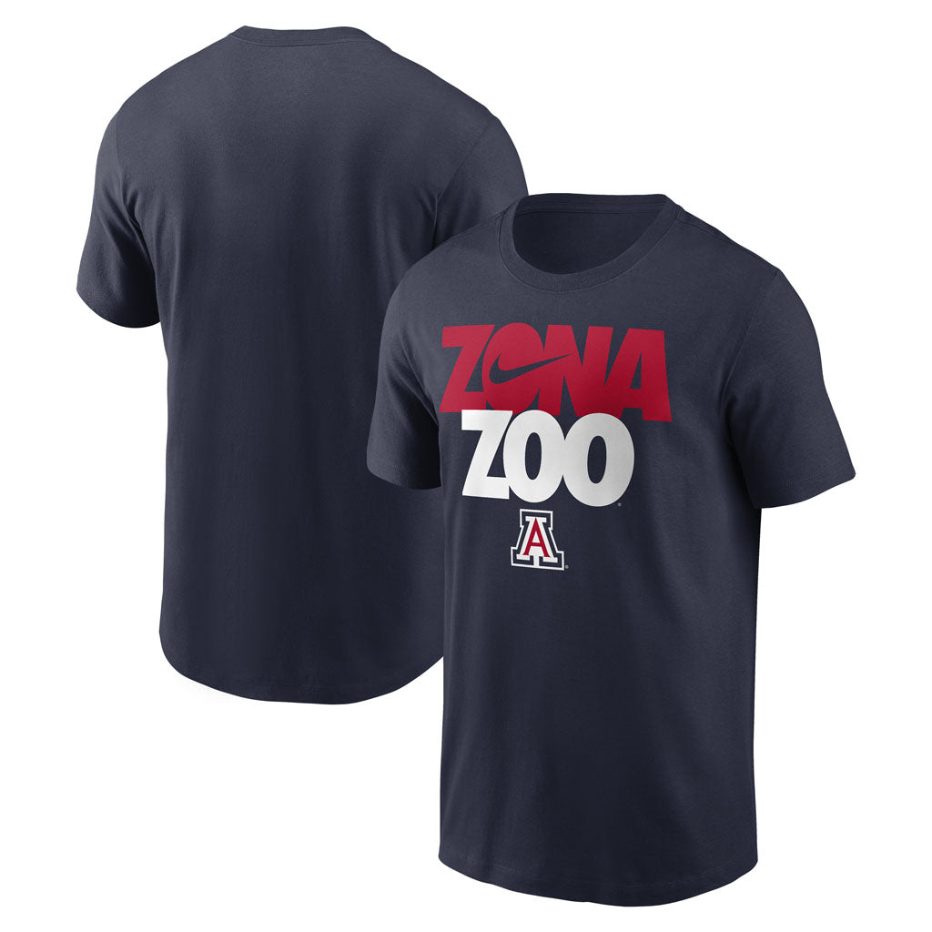 NCAA Arizona Wildcats Nike Zona Zoo T-Shirt - Navy