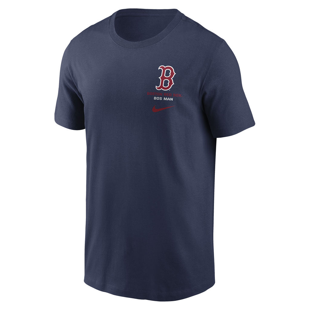 MLB Boston Red Sox Nike Two-Hit Cotton T-shirt - Navy