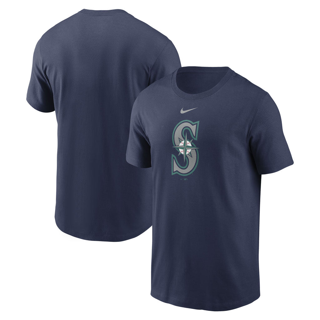 MLB Seattle Seahawks Nike Cotton Logo T-Shirt - Navy