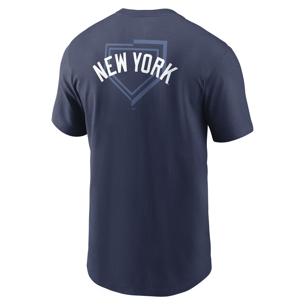 MLB New York Yankees Nike Two-Hit Cotton T-shirt - Navy