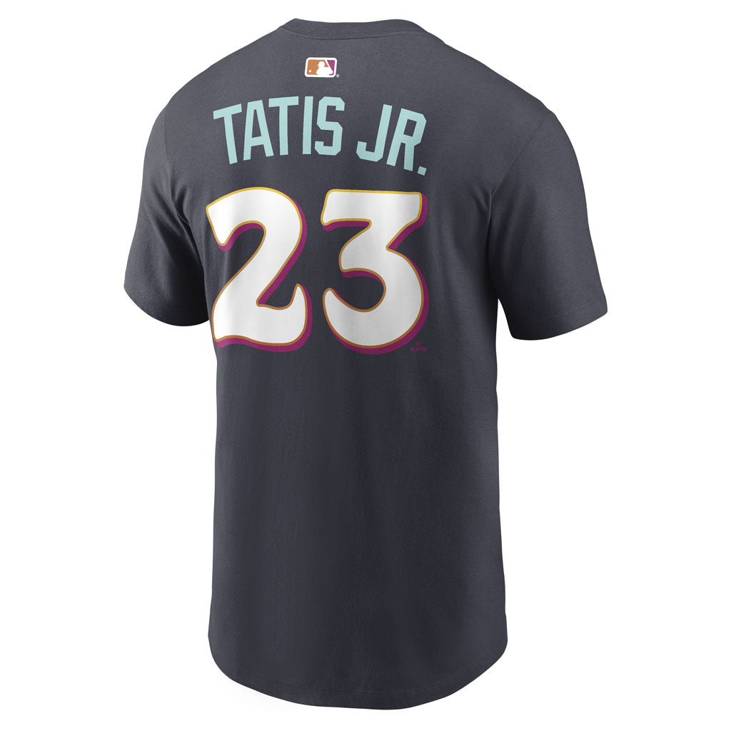 MLB San Diego Padres Fernando Tatís Jr. Nike City Connect Name & Number T-Shirt - Navy