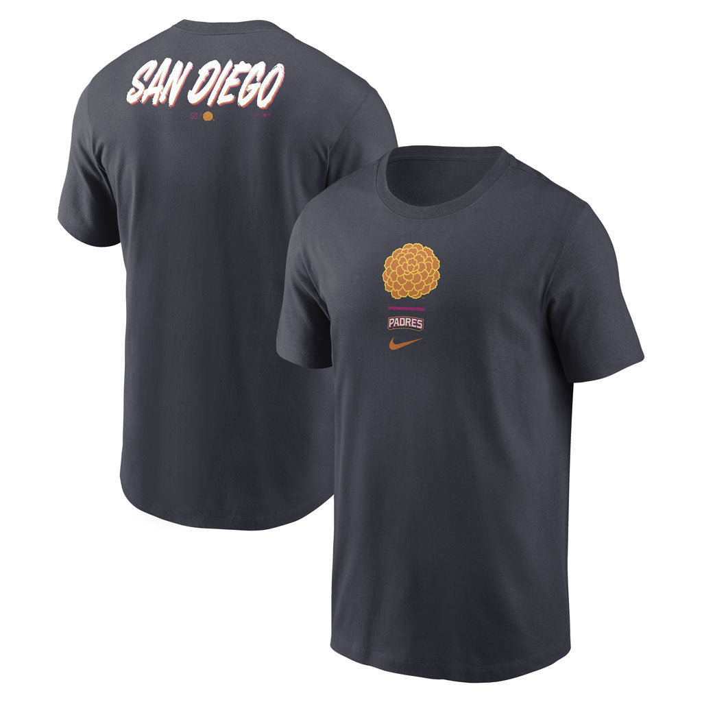 MLB San Diego Padres Nike 2026 City Connect Two-Hit Cotton T-Shirt - Navy
