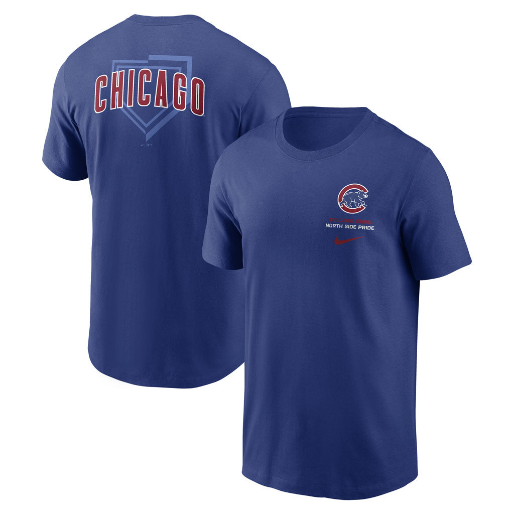 MLB Chicago Cubs Nike Two-Hit Cotton T-shirt - Blue