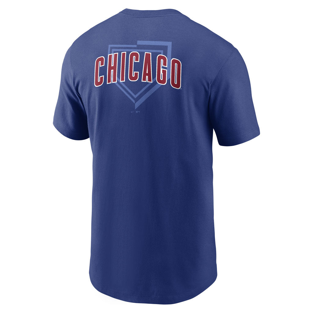 MLB Chicago Cubs Nike Two-Hit Cotton T-shirt - Blue