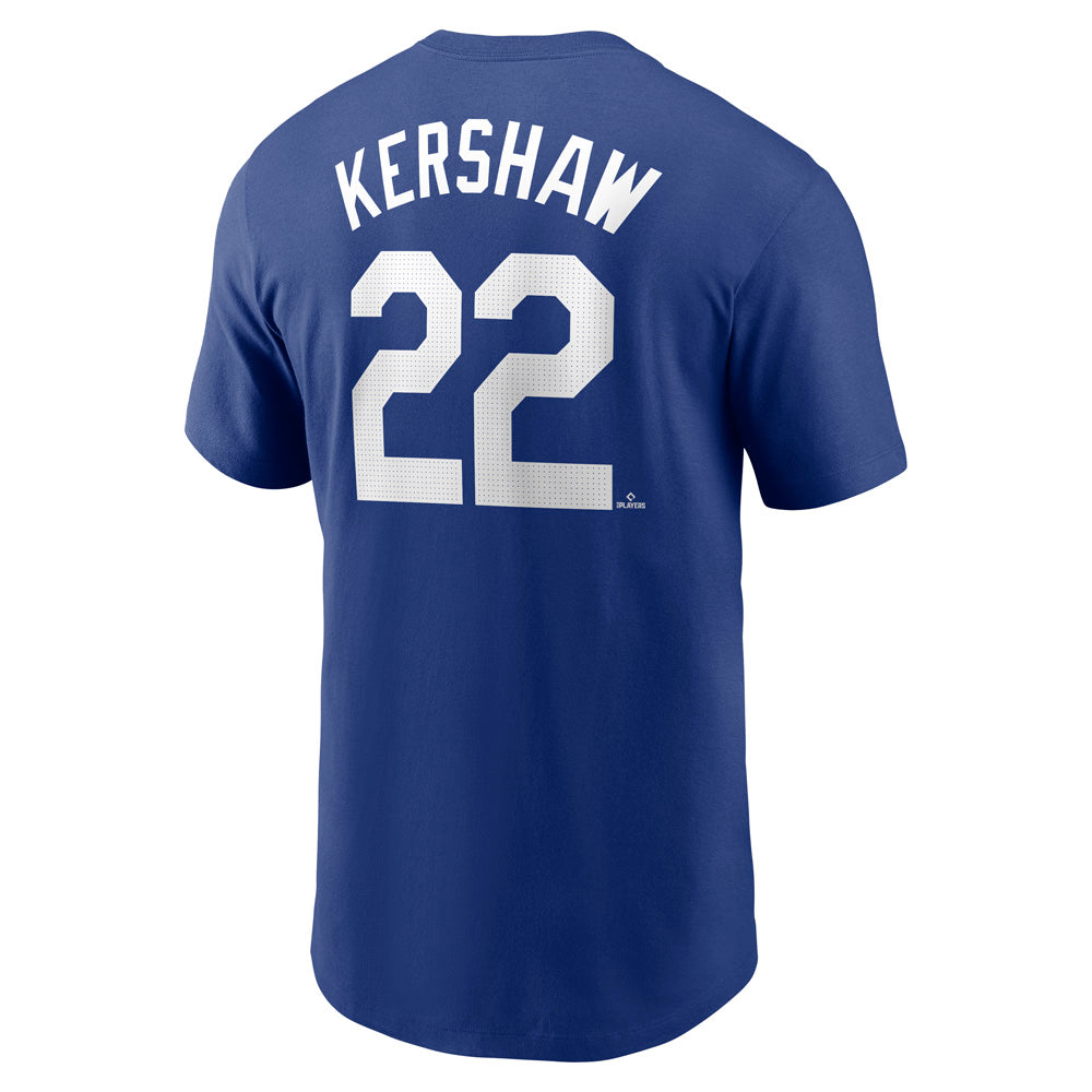 MLB Los Angeles Dodgers Clayton Kershaw Nike FUSE Name &amp; Number Tee