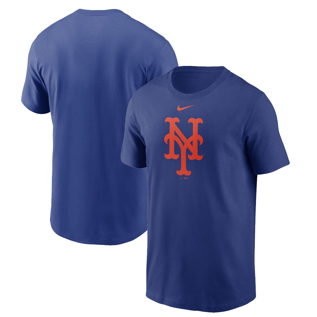 MLB New York Mets Nike Cotton Logo T-Shirt - Blue