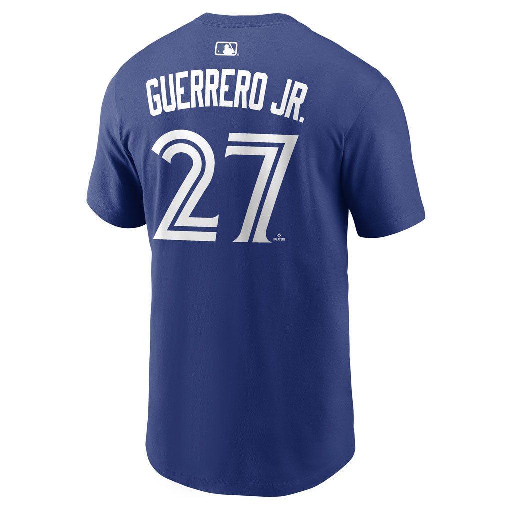 MLB Toronto Blue Jays Vladimir Guerrero Jr. Nike Home Name & Number T-Shirt - Blue