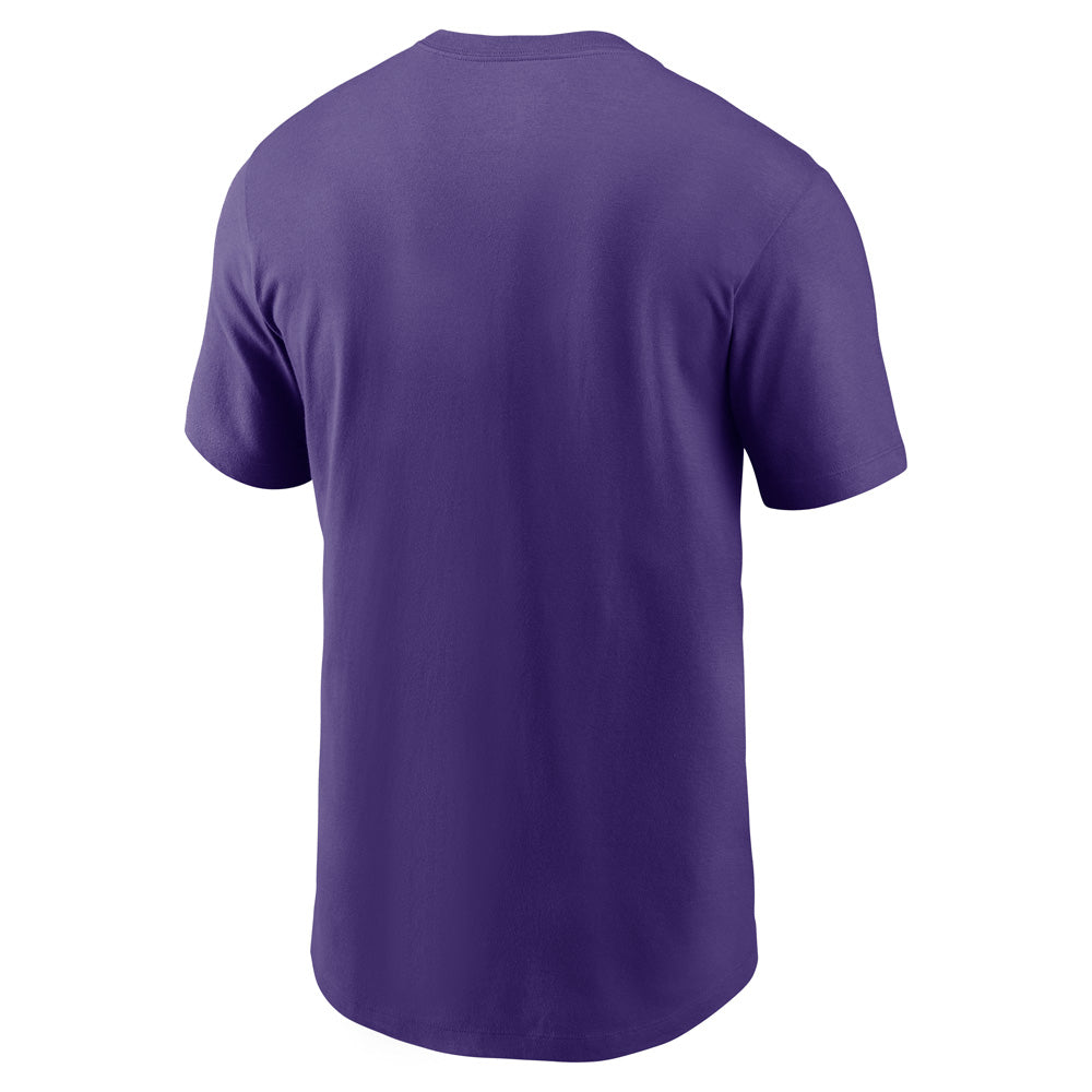 NFL Minnesota Vikings Nike Logo Essential T-Shirt - Purple