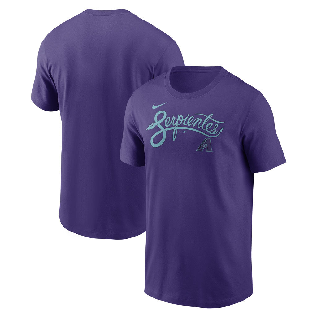 MLB Arizona Diamondbacks Nike City Connect 2.0 Wordmark T-Shirt - Purple
