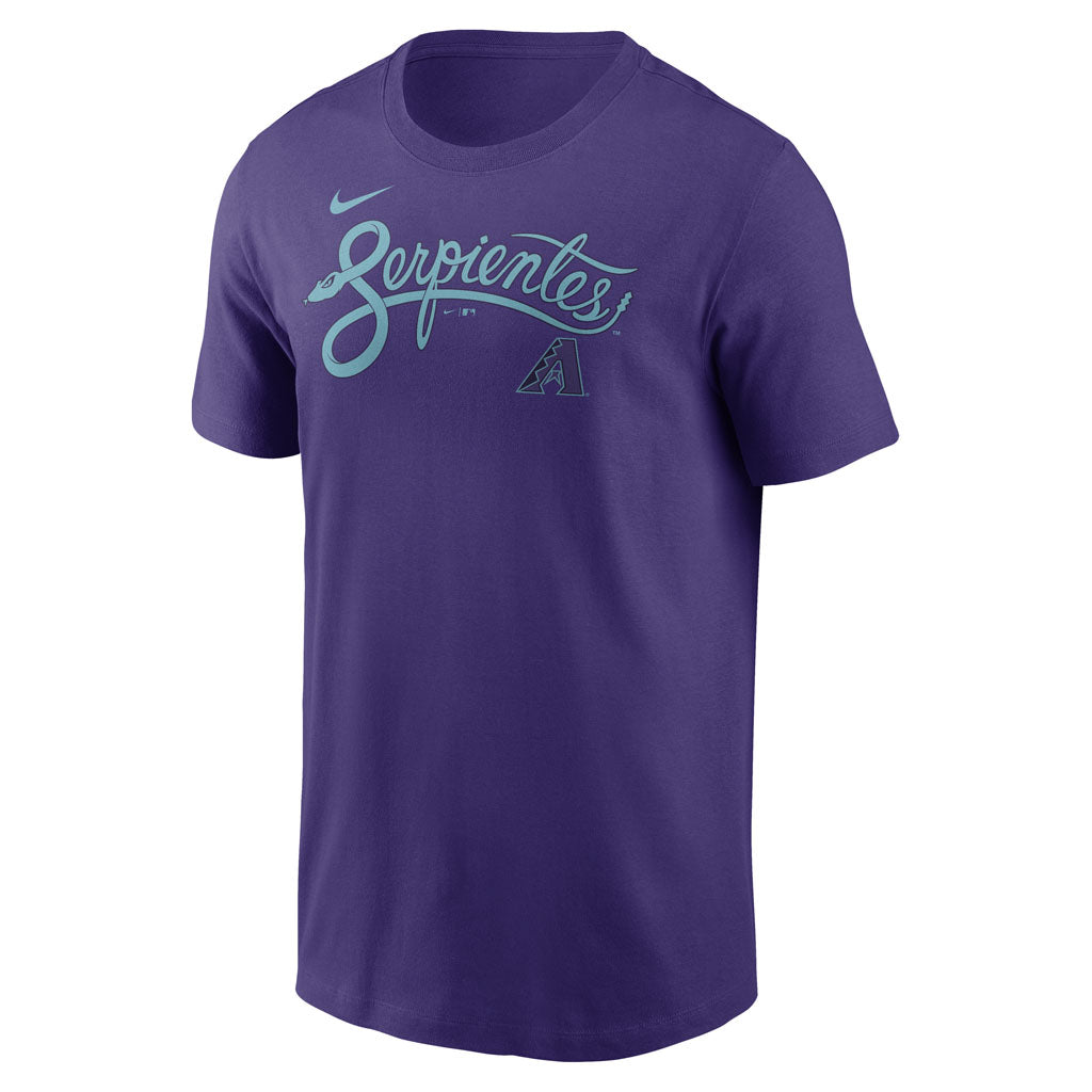 MLB Arizona Diamondbacks Nike City Connect 2.0 Wordmark T-Shirt - Purple