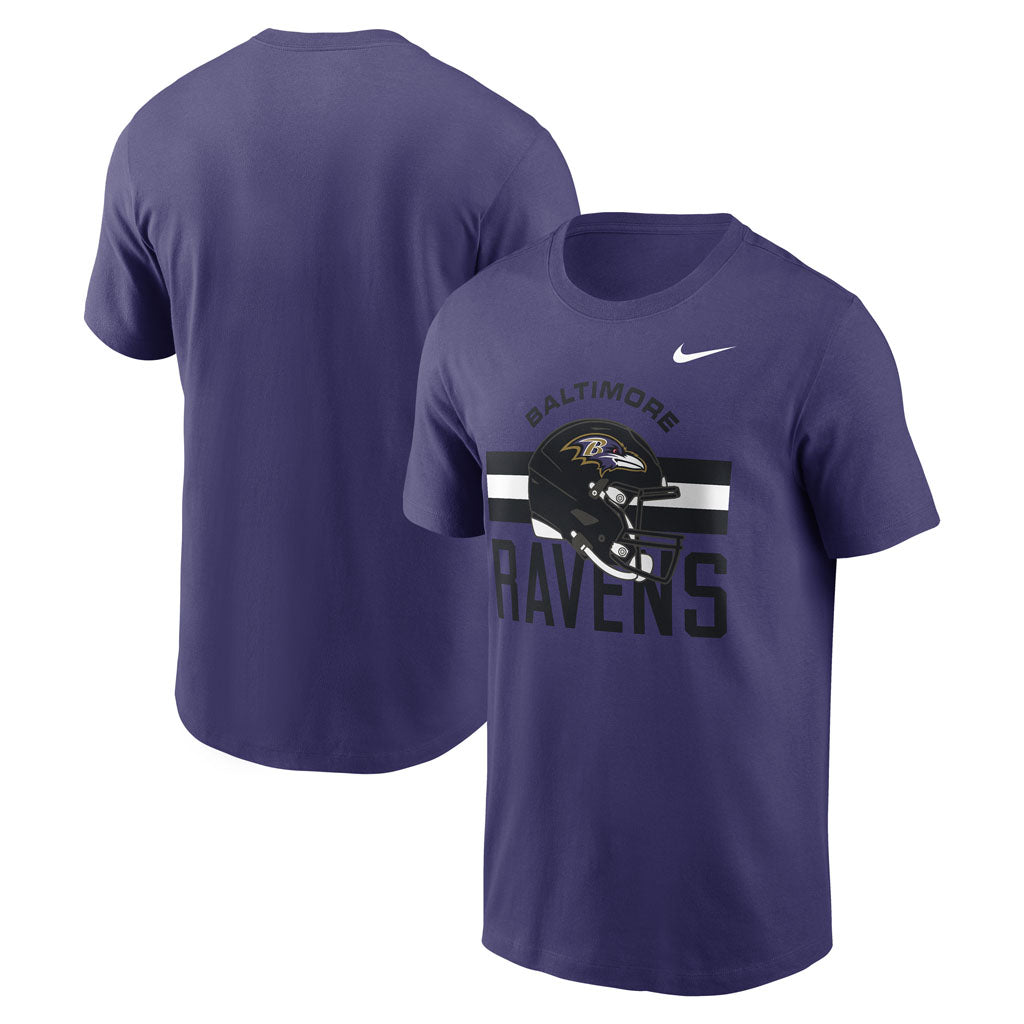 NFL Baltimore Ravens Nike Reflex Play Helmet T-Shirt - Purple