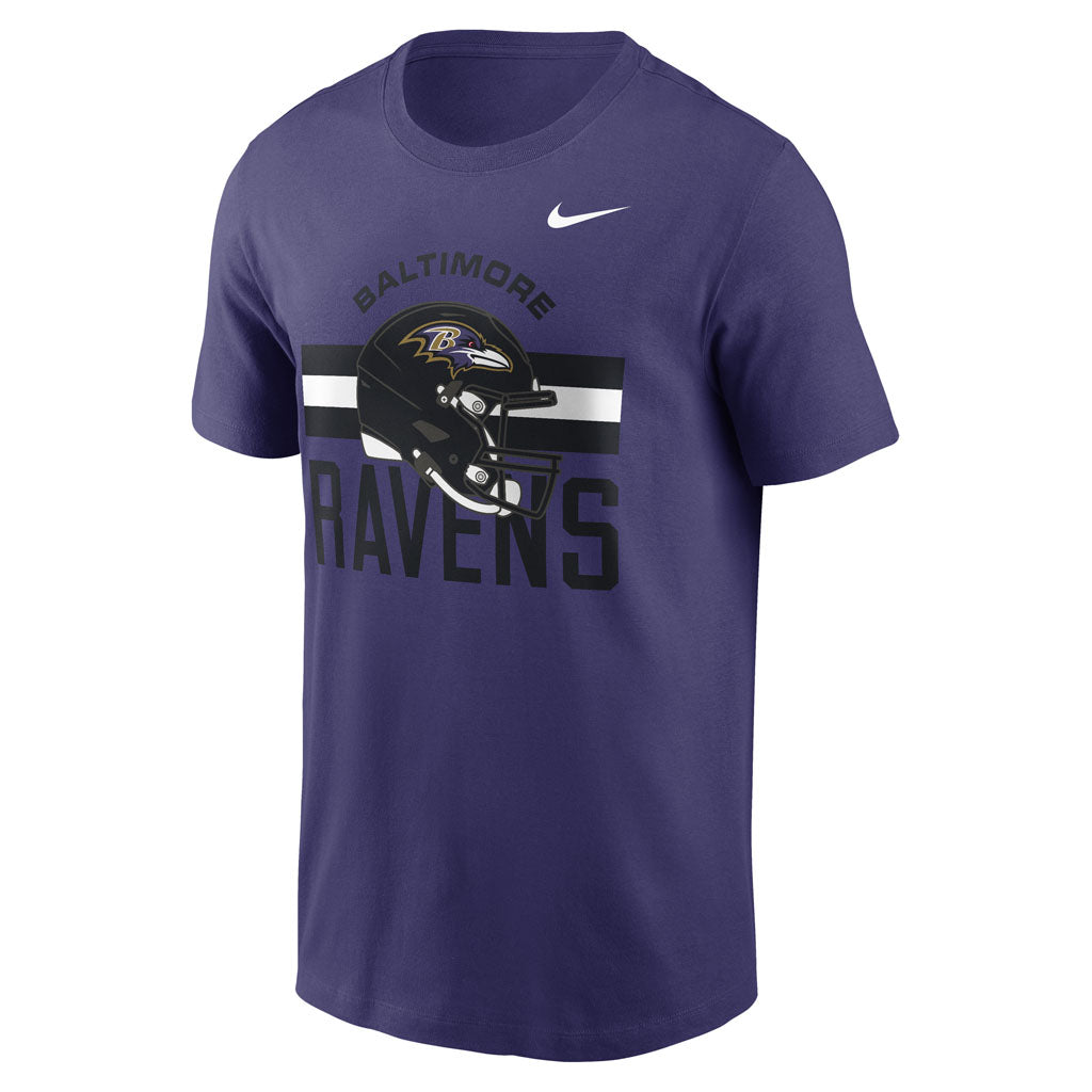 NFL Baltimore Ravens Nike Reflex Play Helmet T-Shirt - Purple