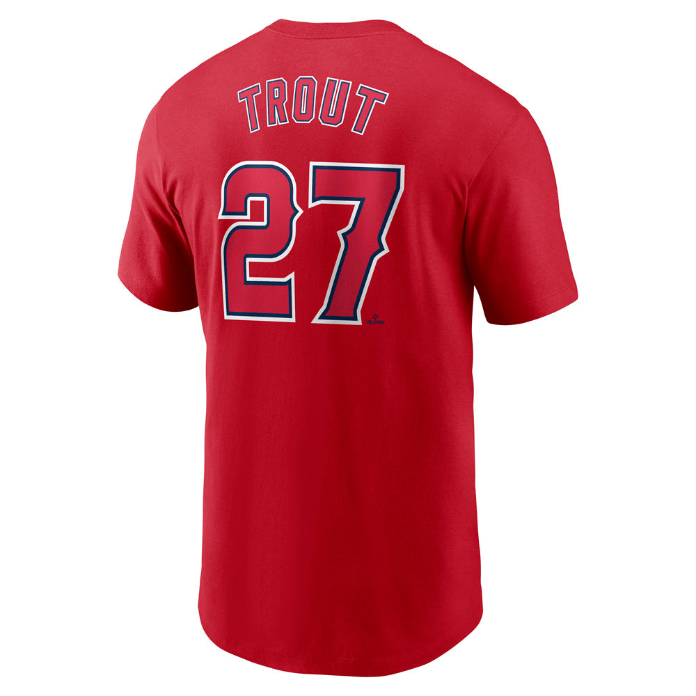 MLB Los Angeles Angels Mike Trout Nike FUSE Name &amp; Number Tee