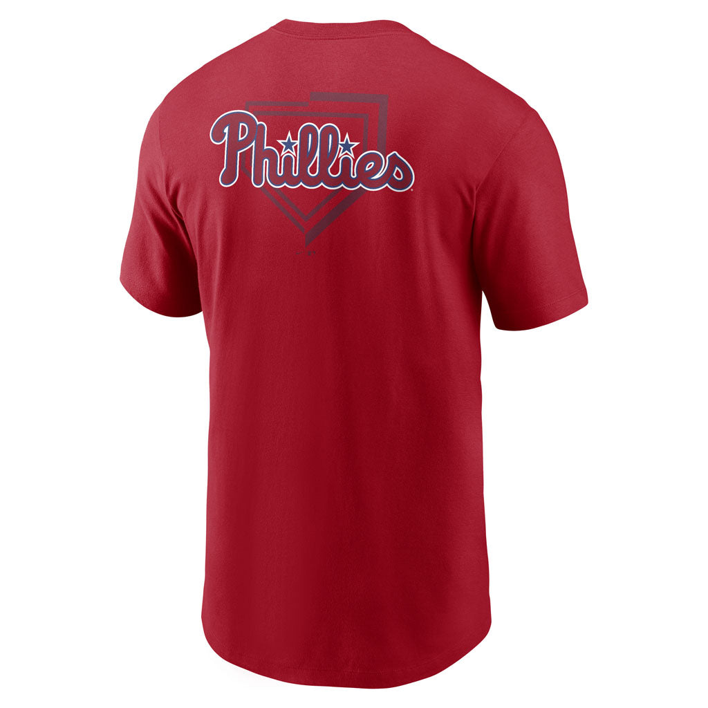 MLB Philadelphia Phillies Nike Two-Hit Cotton T-shirt - Red