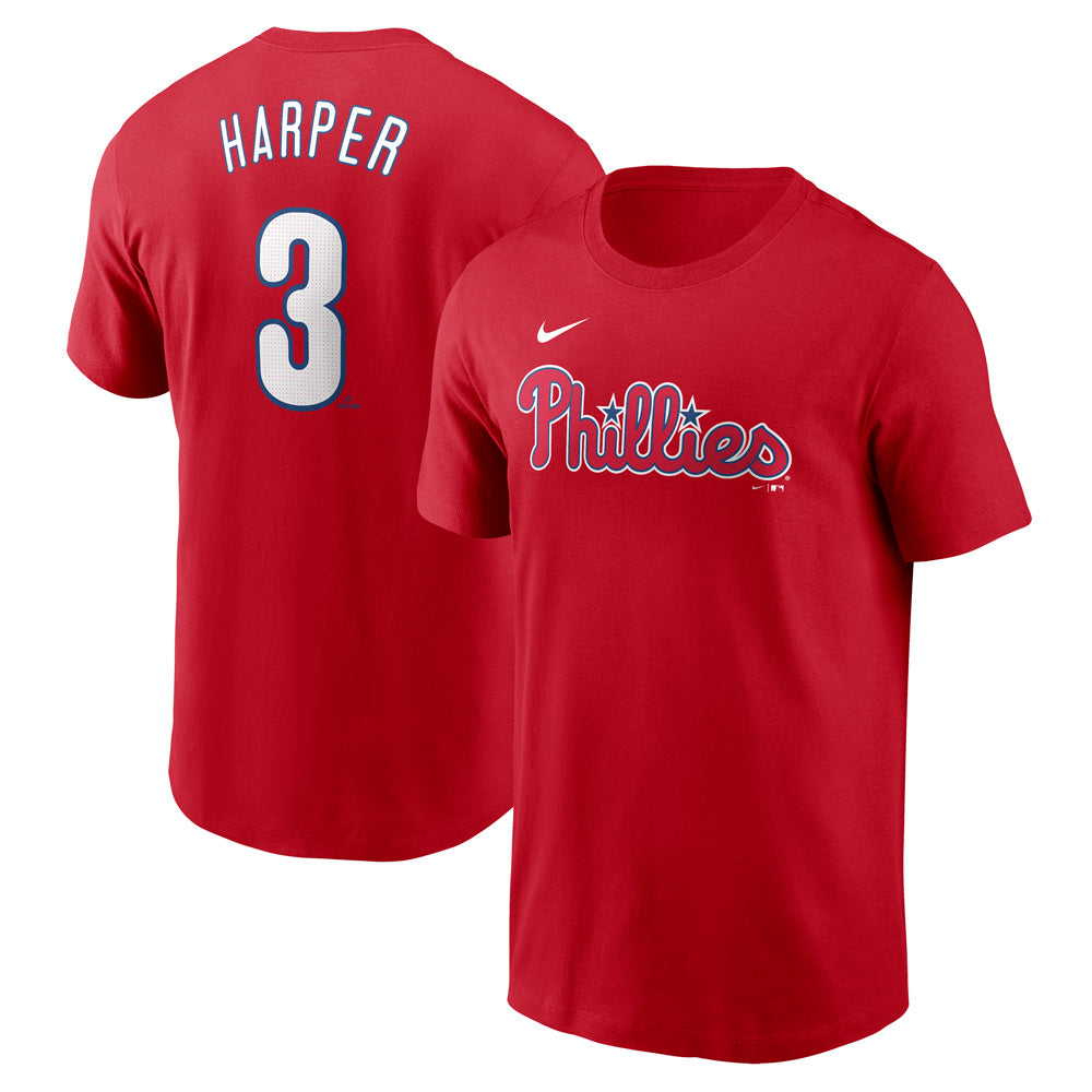 MLB Philadelphia Phillies Bryce Harper Nike FUSE Alternate Name & Number T-Shirt - Red