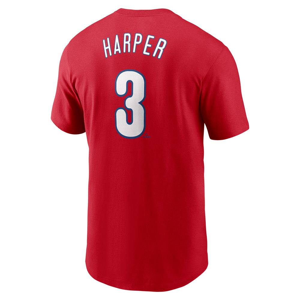 MLB Philadelphia Phillies Bryce Harper Nike FUSE Alternate Name & Number T-Shirt - Red