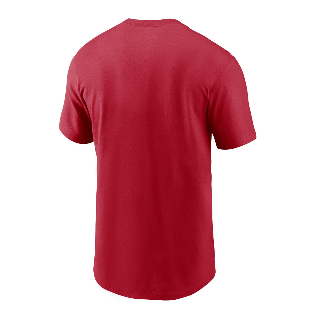 MLB Cincinnati Reds Nike Cotton Logo T-Shirt - Red